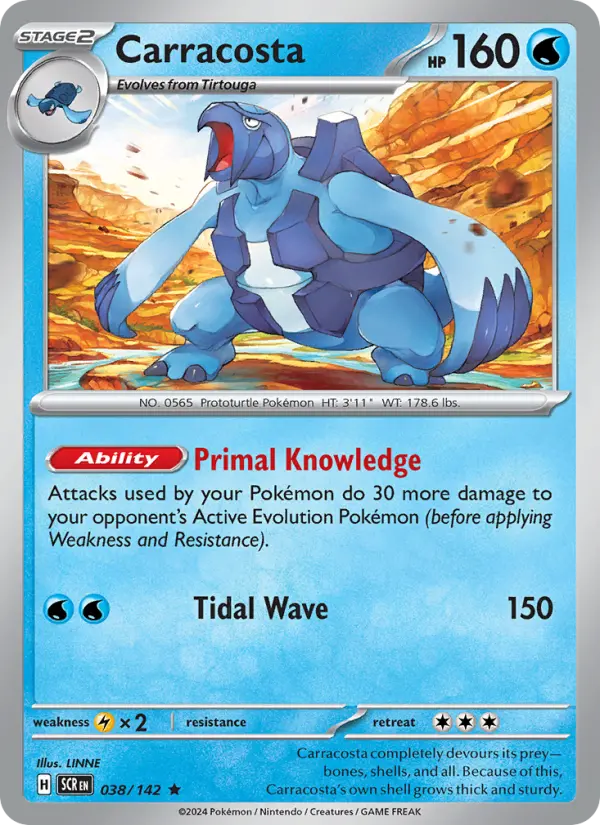 Carracosta, Pokémon card
