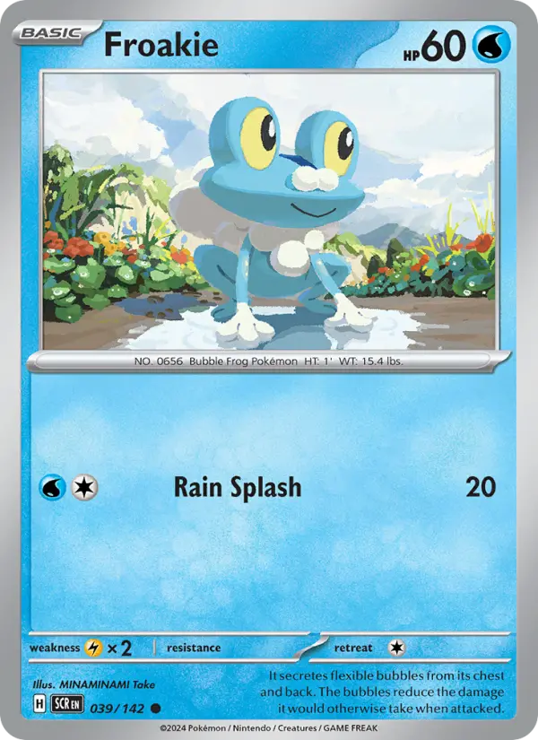 Froakie, Pokémon card