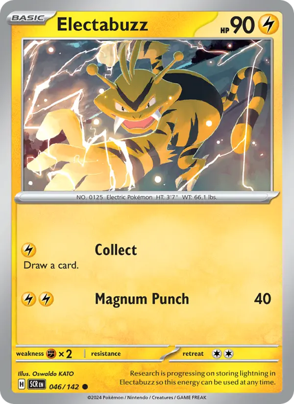 Electabuzz, Pokémon card