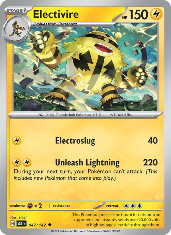 Electivire, Pokémon card