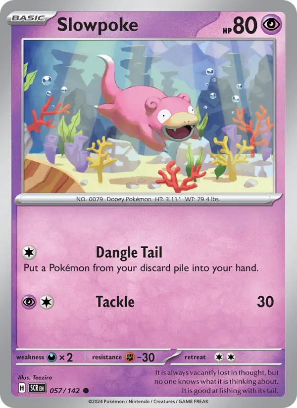 Slowpoke, Pokémon card