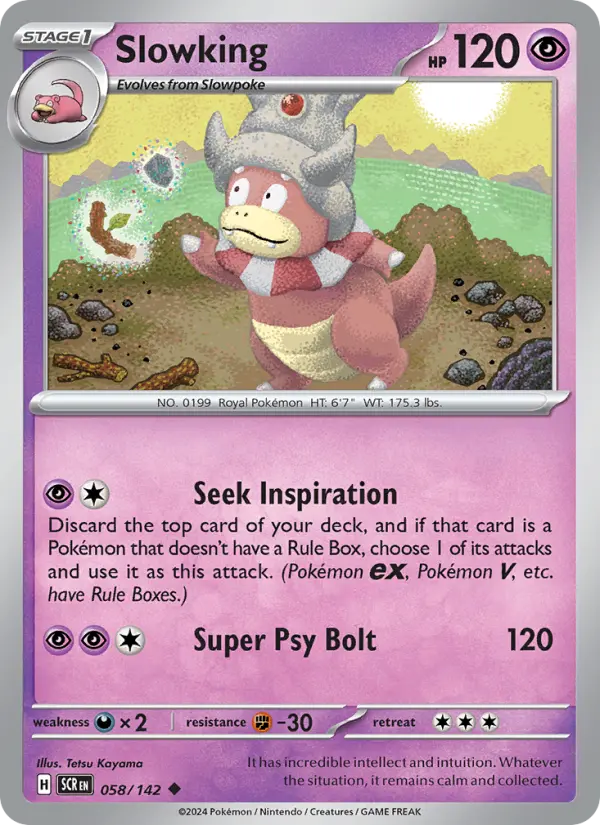 Slowking, Pokémon card