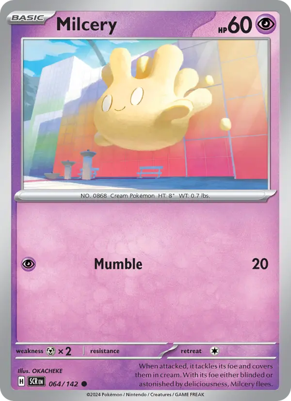 Milcery, Pokémon card