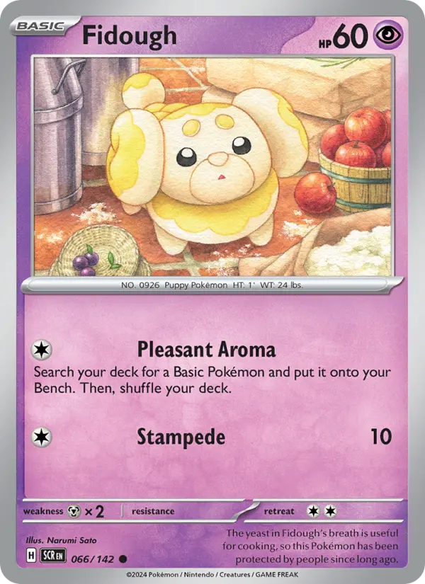 Fidough, Pokémon card