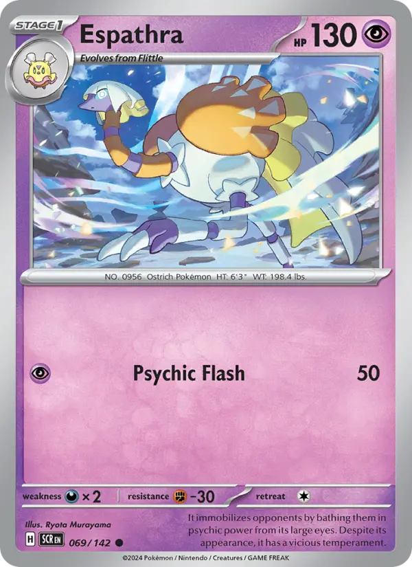 Espathra, Pokémon card