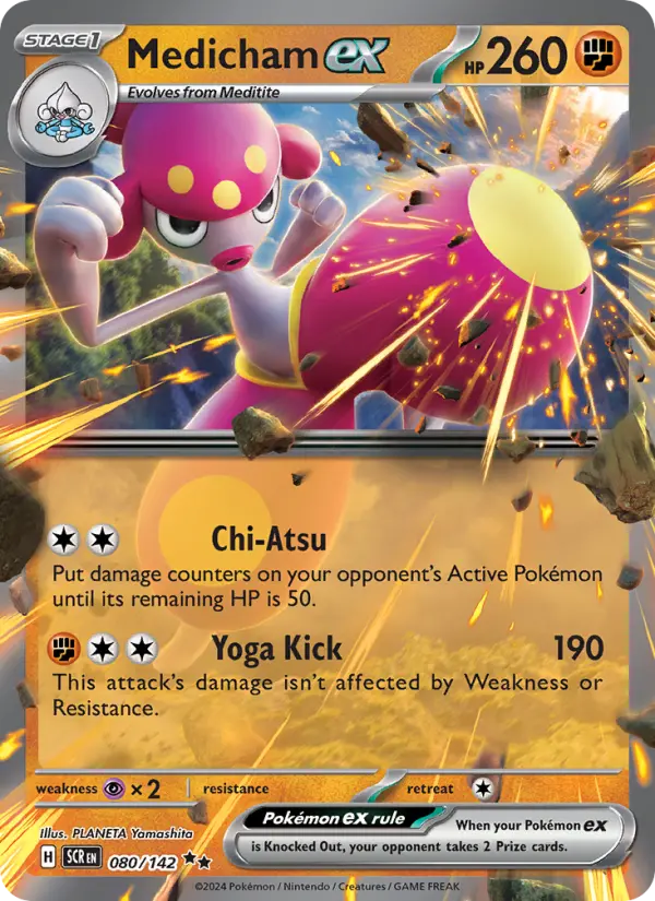Medicham ex, Pokémon card