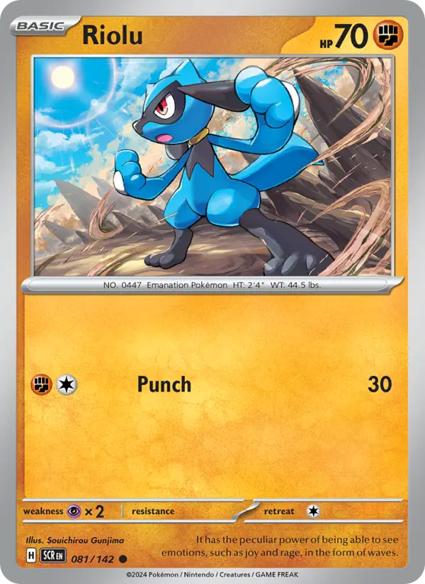 Riolu, Pokémon card