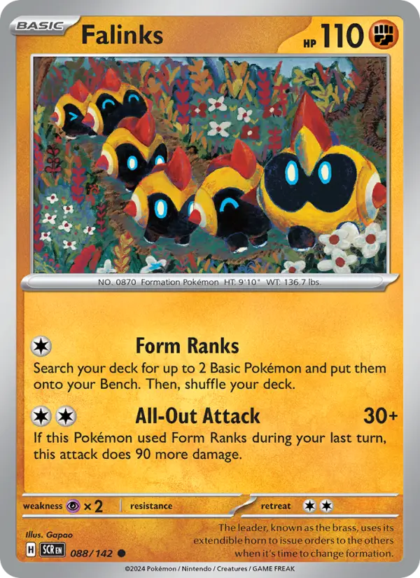Falinks, Pokémon card