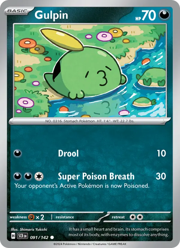 Gulpin, Pokémon card