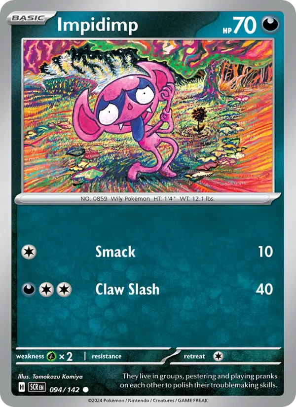 Impidimp, Pokémon card