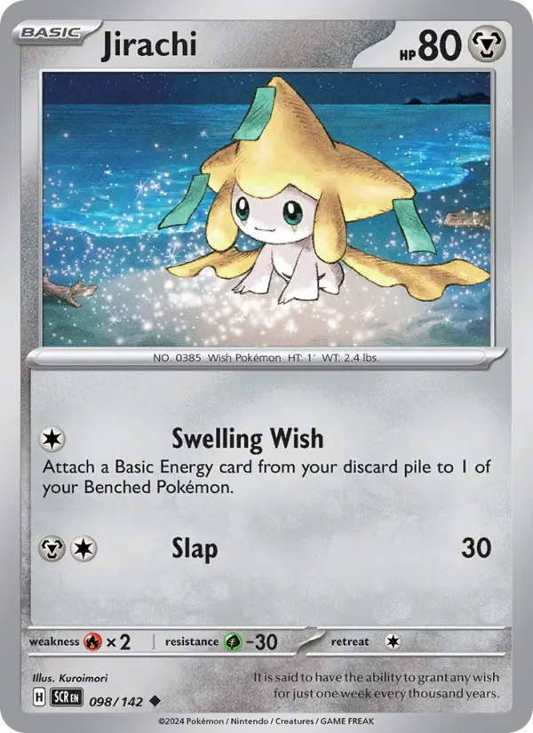 Jirachi, Pokémon card