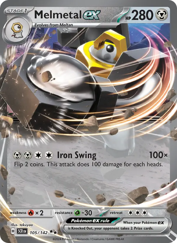 Melmetal ex, Pokémon card