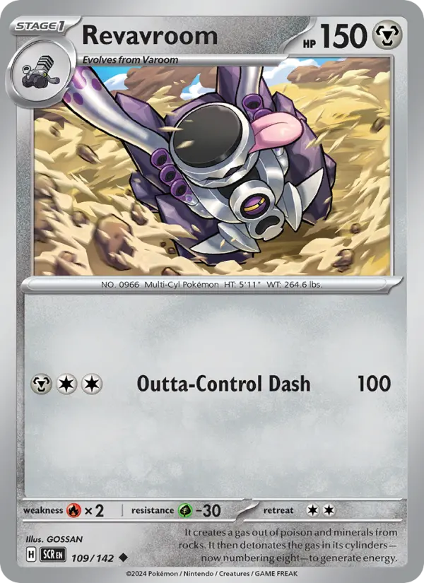 Revavroom, Pokémon card