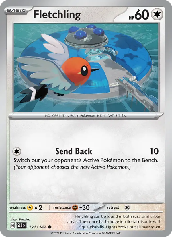 Fletchling, Pokémon card
