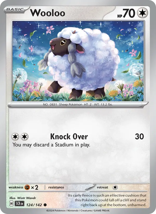 Wooloo, Pokémon card