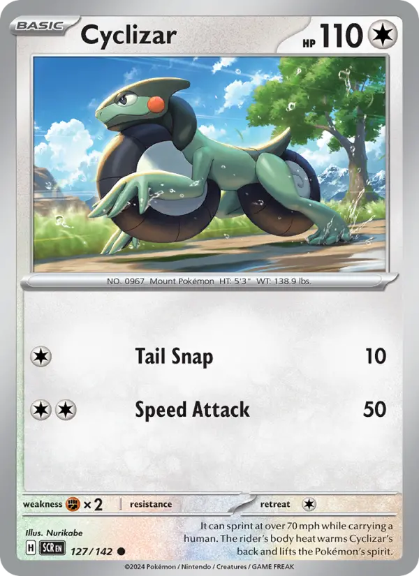 Cyclizar, Pokémon card
