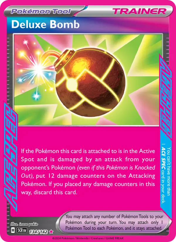Deluxe Bomb, Pokémon card