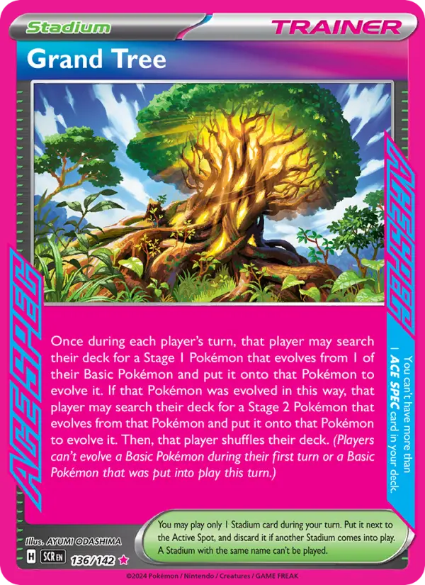 Grand Tree, Pokémon card