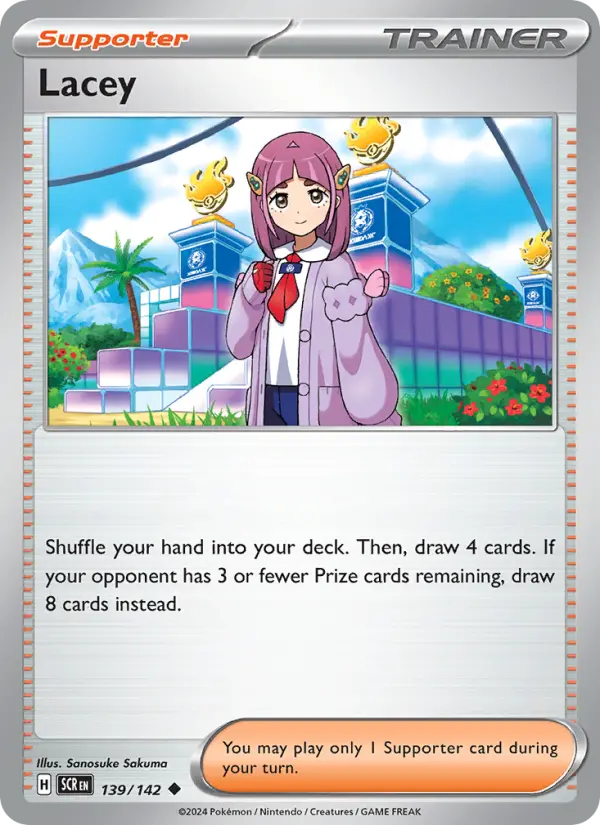 Lacey, Pokémon card