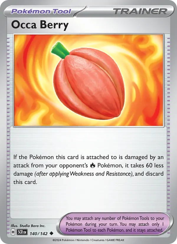 Occa Berry, Pokémon card