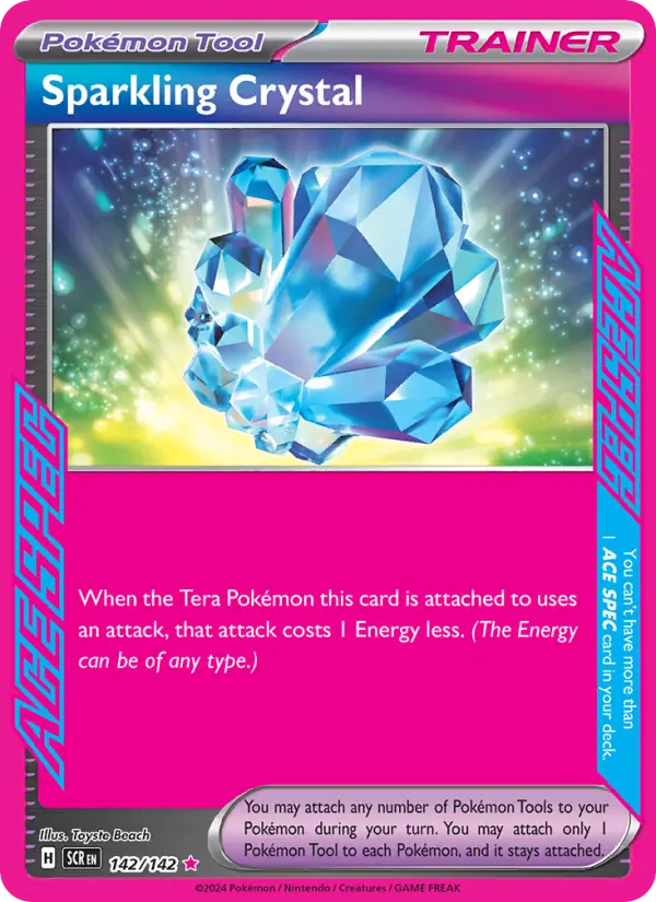 Sparkling Crystal, Pokémon card