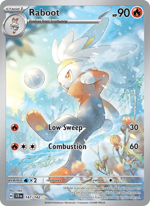 Raboot, Pokémon card