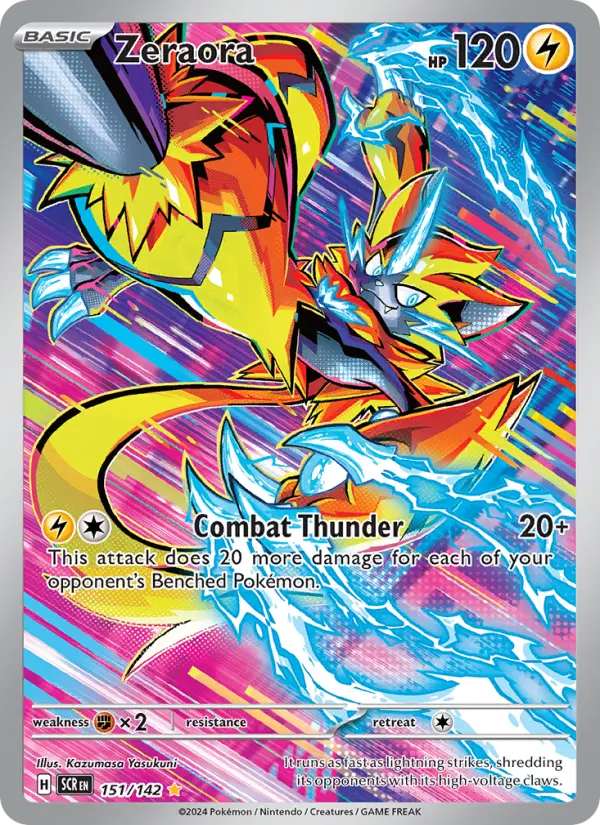 Zeraora, Pokémon card