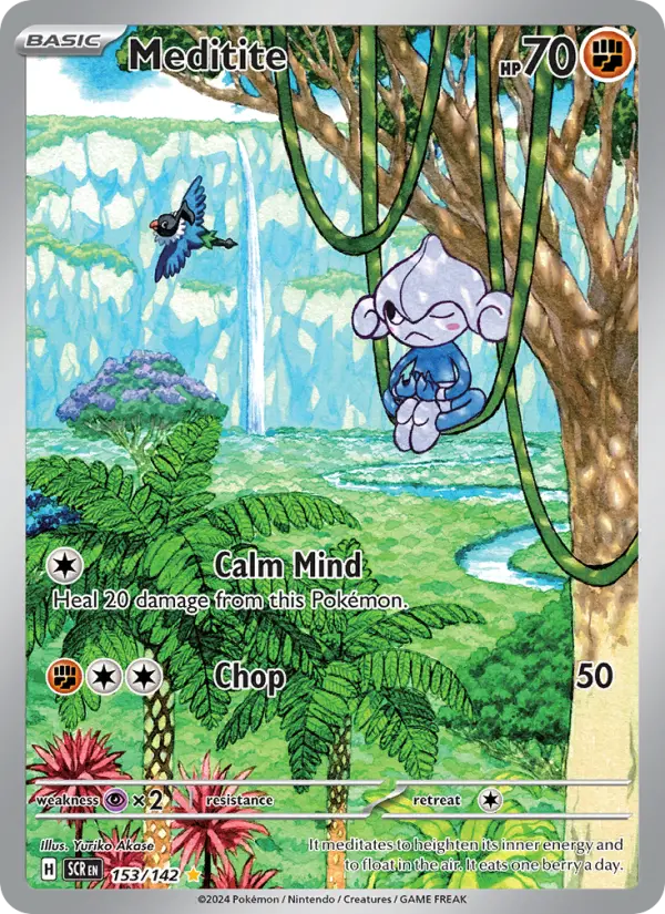 Meditite, Pokémon card