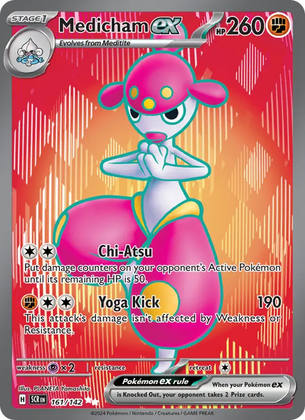 Medicham ex, Pokémon card