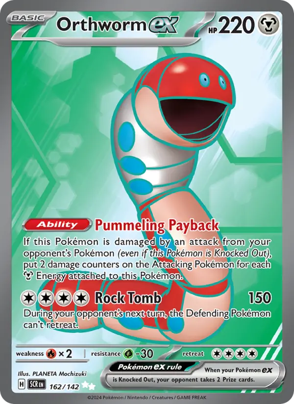 Orthworm ex, Pokémon card