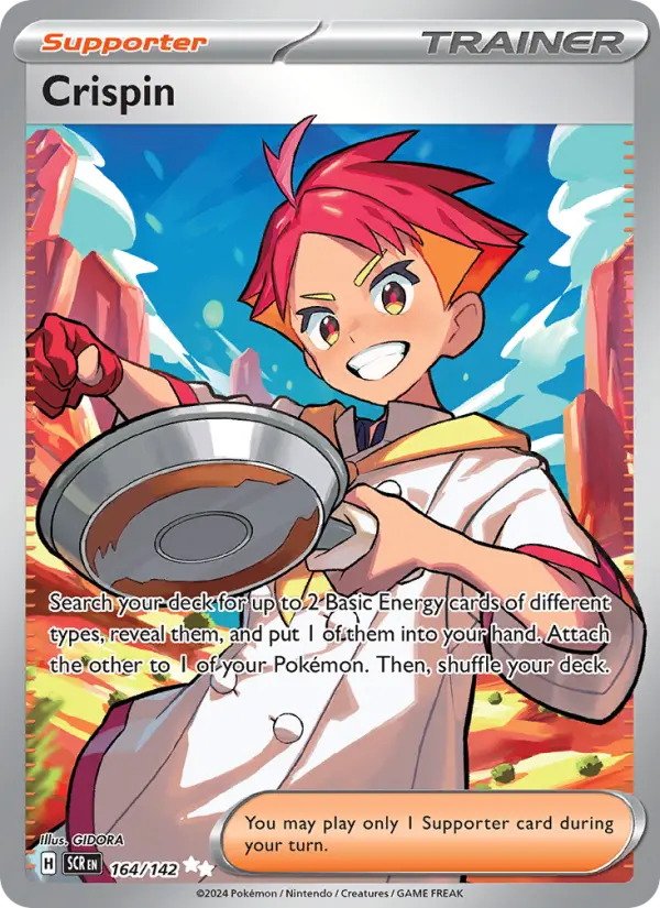 Crispin, Pokémon card