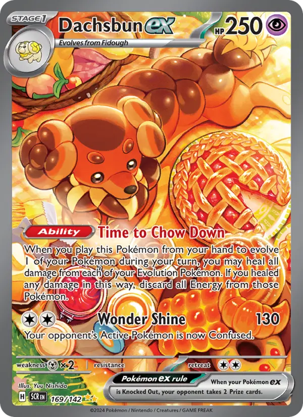 Dachsbun, Pokémon card