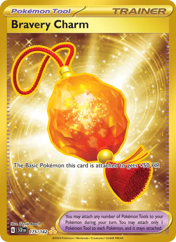 Bravery Charm, Pokémon card