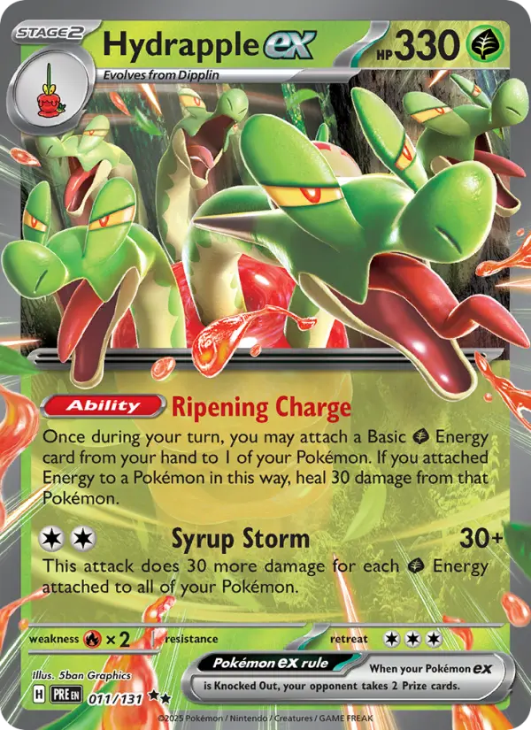 Hydrapple ex, Pokémon card