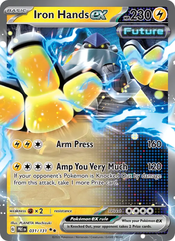 Iron Hands ex, Pokémon card