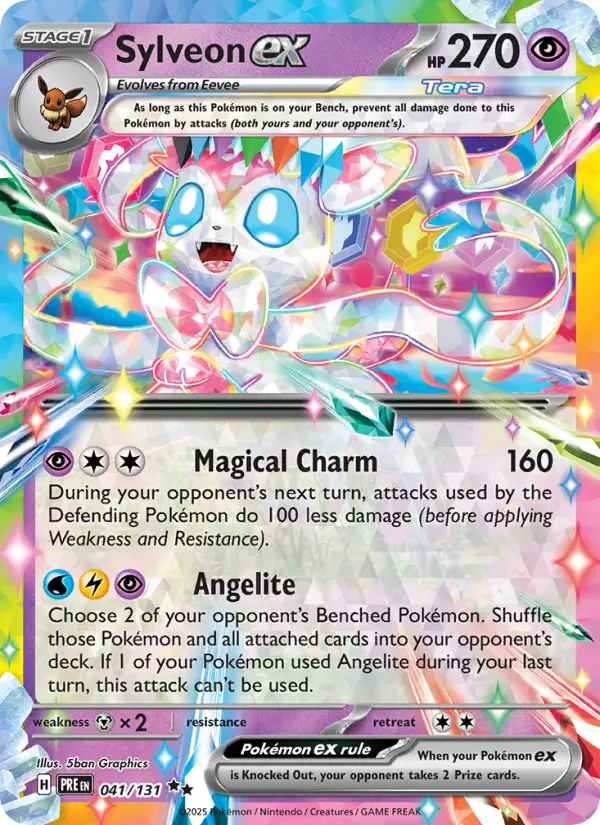 Sylveon ex, Pokémon card