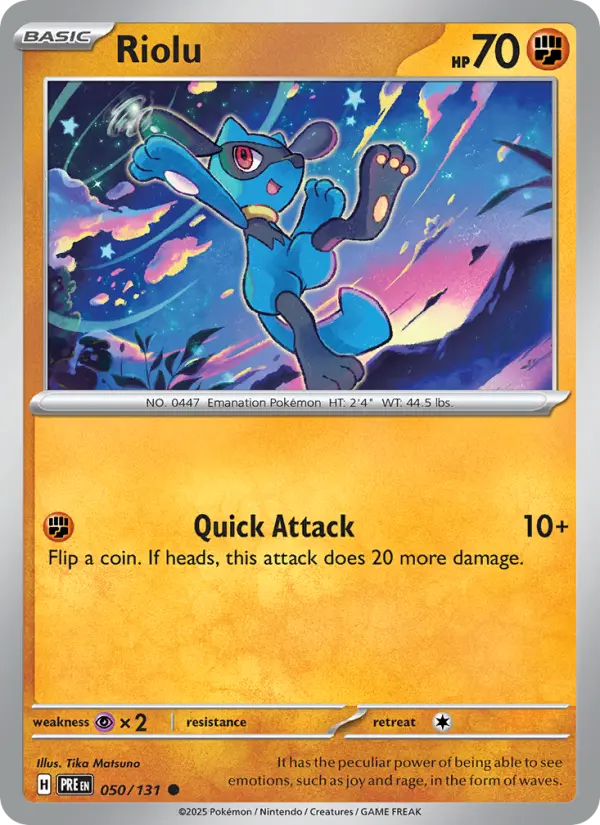 Riolu, Pokémon card