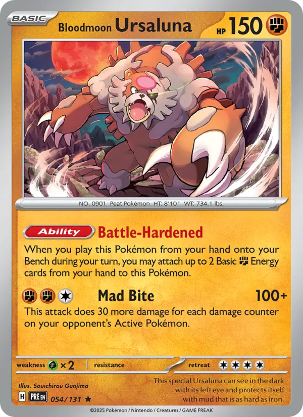 Bloodmoon Ursaluna, Pokémon card