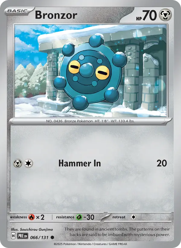 Bronzor, Pokémon card