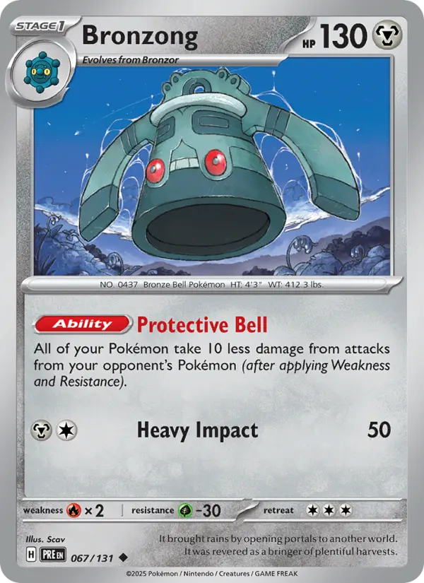 Bronzong, Pokémon card