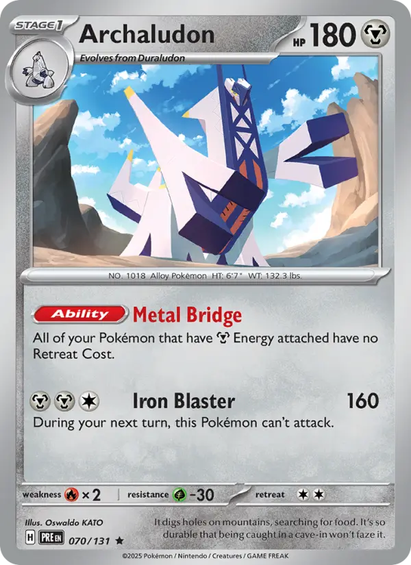 Archaludon, Pokémon card
