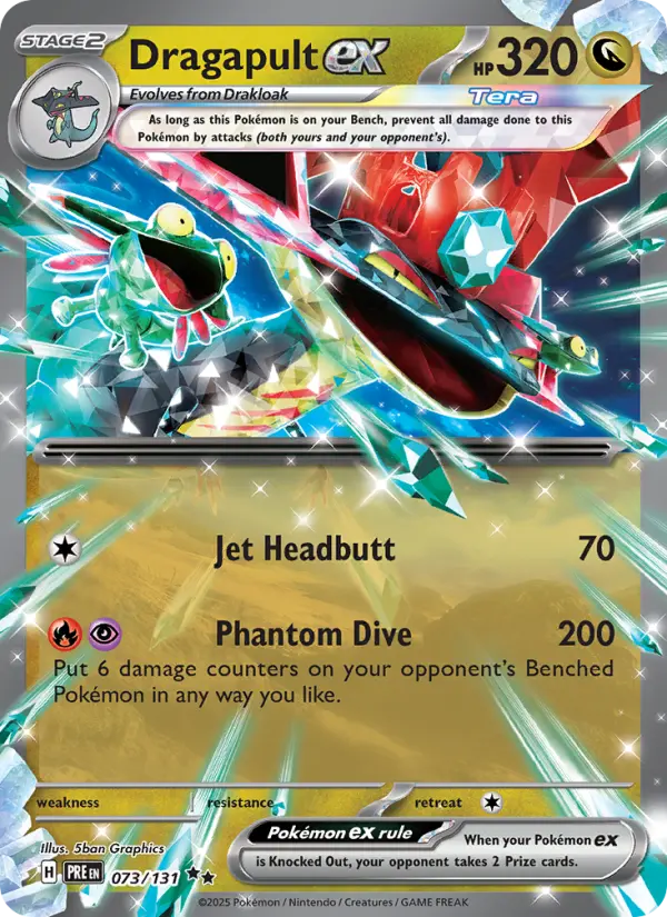 Dragapult ex, Pokémon card