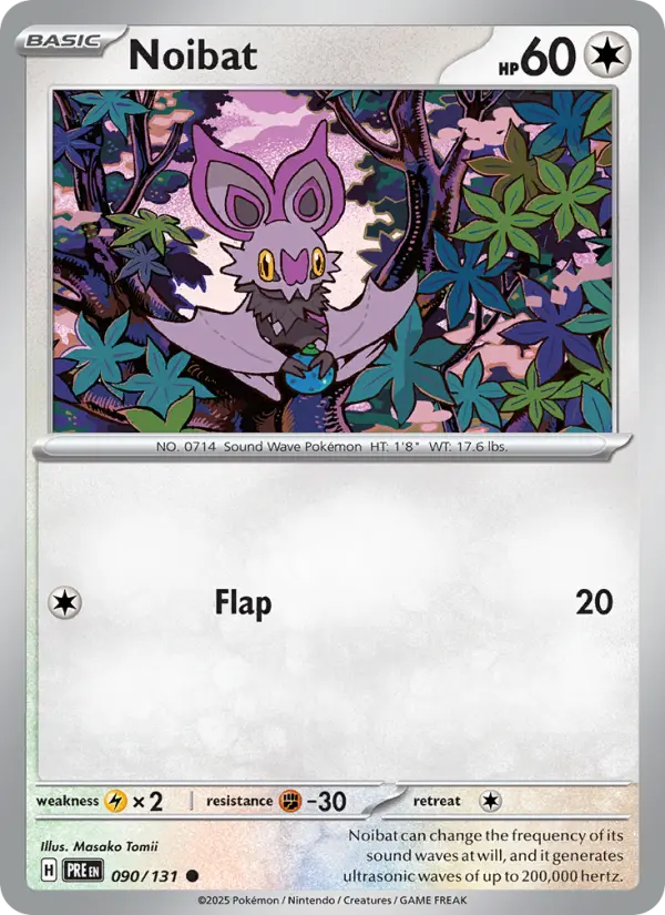 Noibat, Pokémon card