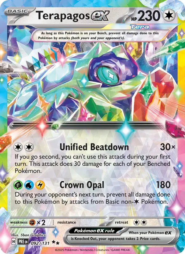 Terapagos ex, Pokémon card