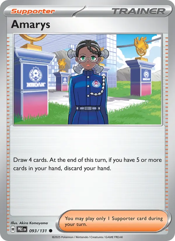 Amarys, Pokémon card
