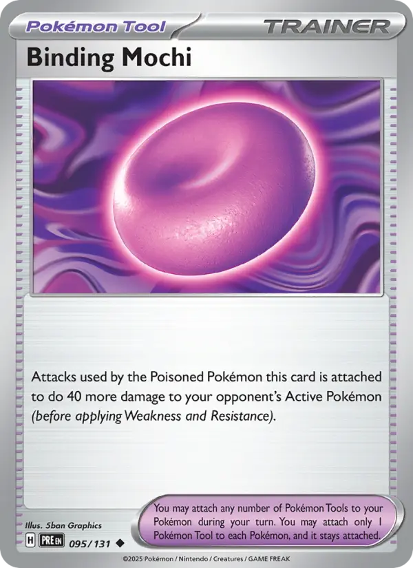 Binding Mochi, Pokémon card