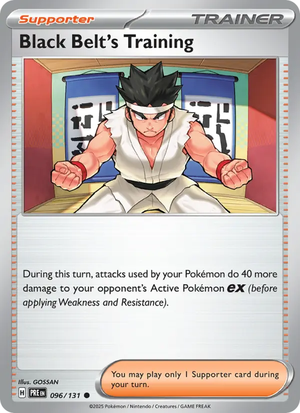 Black Belt's Training, Pokémon card