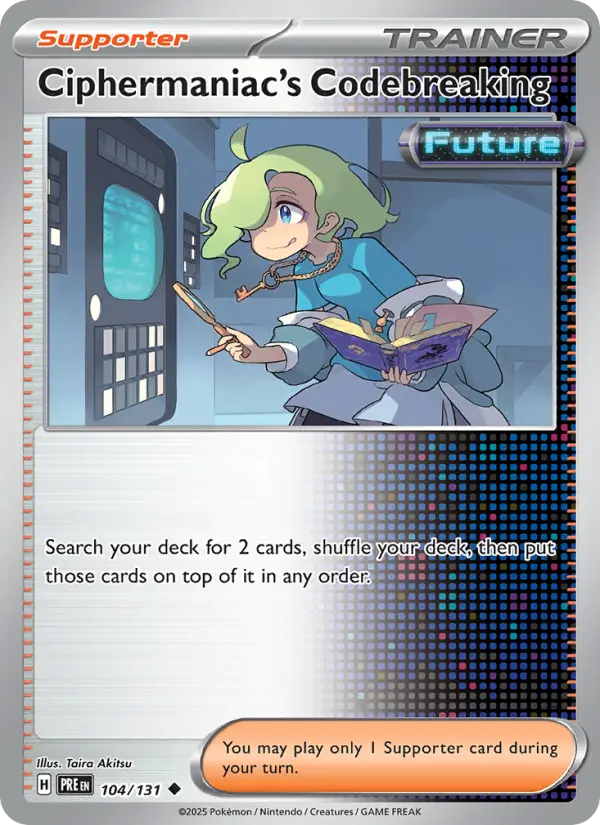 Ciphermaniac's Codebreaking, Pokémon card