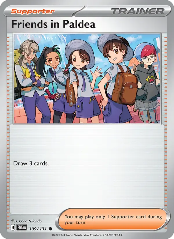 Friends in Paldea, Pokémon card