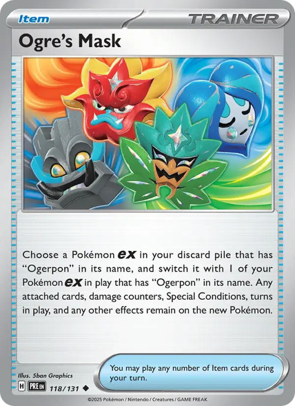 Ogre's Mask, Pokémon card